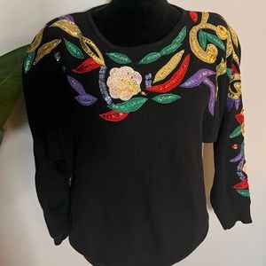 1980's Sequined Sweater